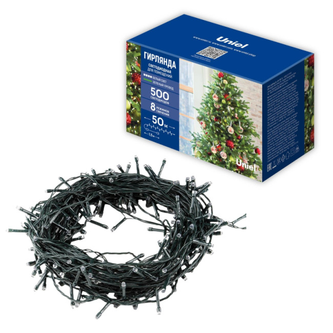 Гирлянда Uniel ULD-S5000-500/DGA WHITE IP20 Гирлянда Uniel ULD-S5000-500/DGA WHITE IP20