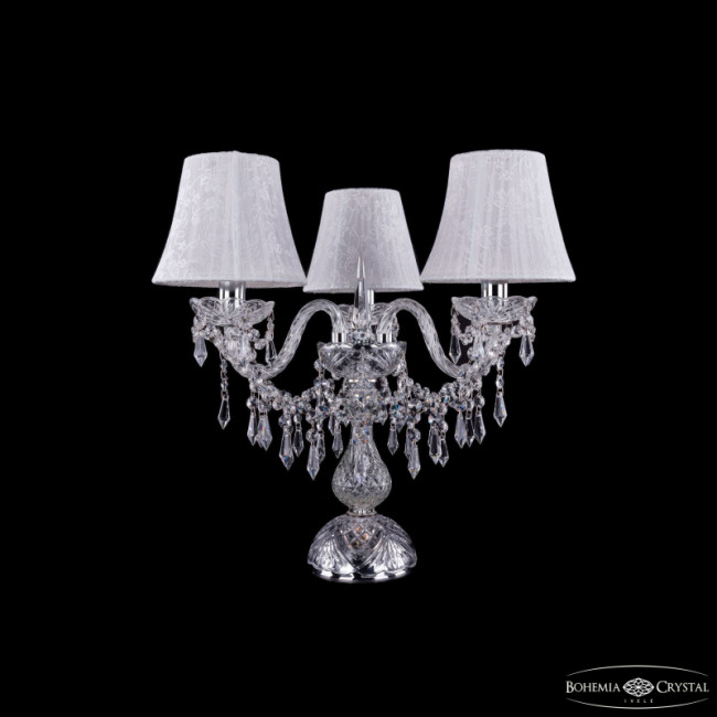 Настольная лампа Bohemia Ivele Crystal 1403L/3/141-39 Ni SH41-160 Настольная лампа Bohemia Ivele Crystal 1403L/3/141-39 Ni SH41-160