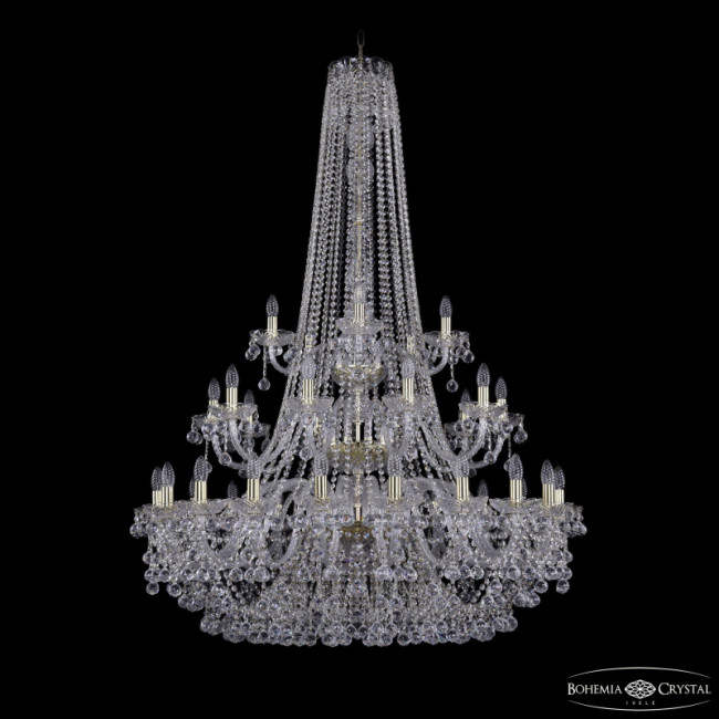 Подвесная люстра Bohemia Ivele Crystal 1409/20+10+5/400/h-160/3d G