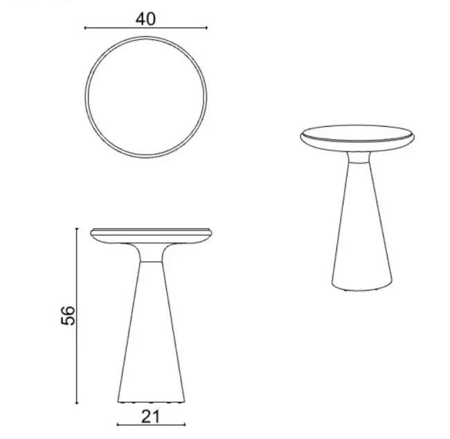 Приставной столик Drum Big Приставной столик Drum Big