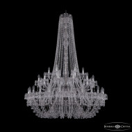 Подвесная люстра Bohemia Ivele Crystal 1410/24+12+6/460/h-175/2d Ni V0300