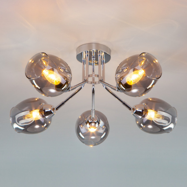 Люстра на штанге Eurosvet 30164/5 хром