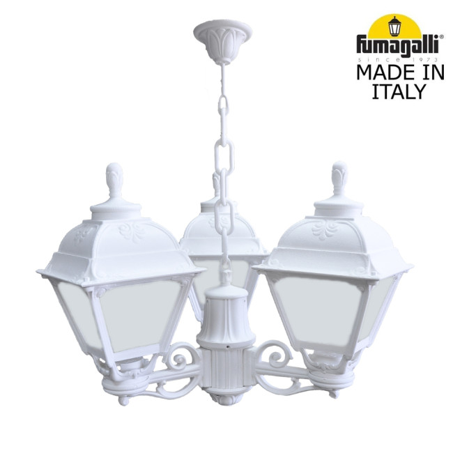 Уличный подвесной светильник Fumagalli SICHEM/CEFA 3L U23.120.S30.WYE27 Уличный подвесной светильник Fumagalli SICHEM/CEFA 3L U23.120.S30.WYE27
