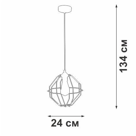 Подвесной светильник Vitaluce V2865-1/1S