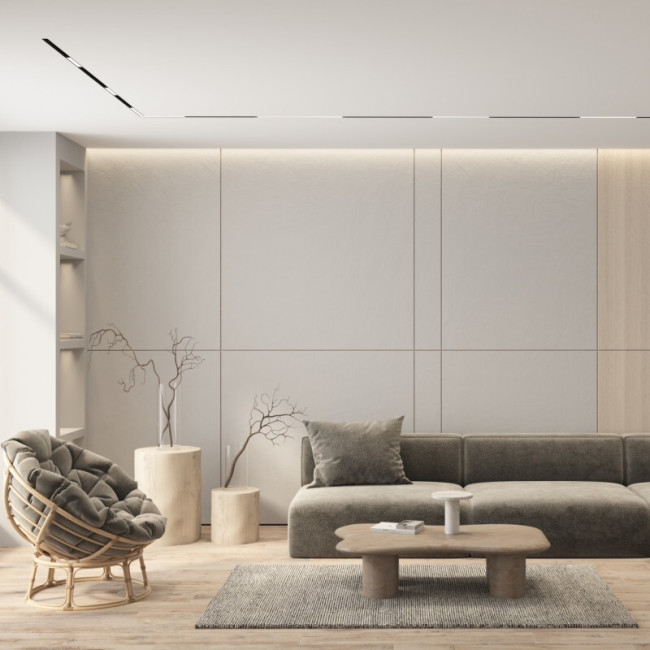 Трековый однофазный светильник Denkirs Simple Linear DK8214-BK Трековый однофазный светильник Denkirs Simple Linear DK8214-BK