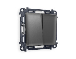 Комплект механизма 2-кл выключателя Ambrella Volt Alfa MA653010