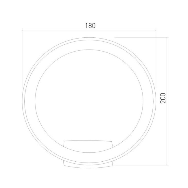 Уличный настенный светильник Elektrostandard Ring 4690389175985 Уличный настенный светильник Elektrostandard Ring 4690389175985