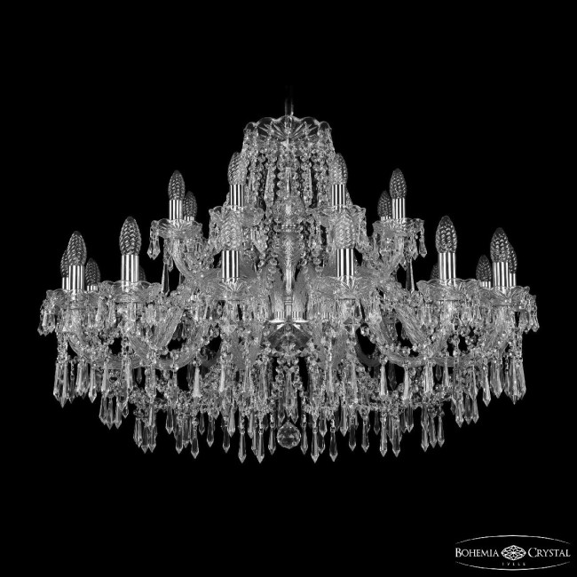 Подвесная люстра Bohemia Ivele Crystal 1403/16+8/360 Ni Подвесная люстра Bohemia Ivele Crystal 1403/16+8/360 Ni