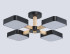 Люстра на штанге Ambrella Light Linetech Comfort FL4880 Люстра на штанге Ambrella Light Linetech Comfort FL4880
