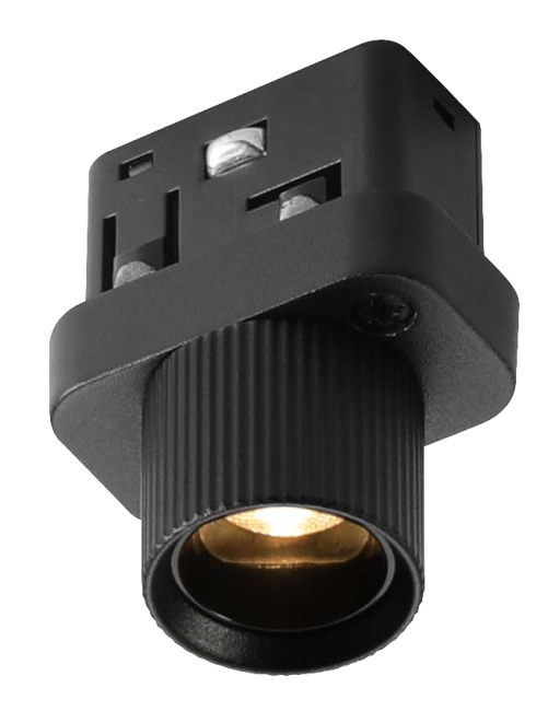 Трековый магнитный светильник iLedex Vision 4822-019-D22-2W-24DG-3000K-BK