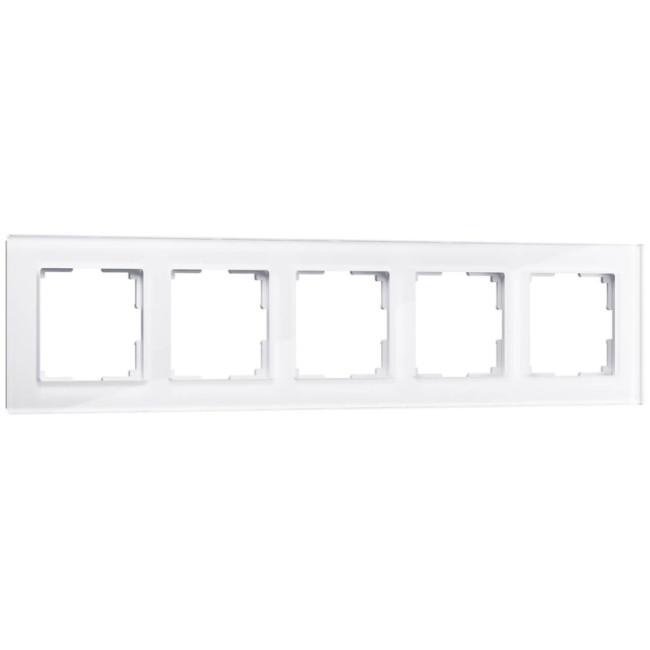 Рамка на 5 постов Werkel Favorit белый W0051101 4690389160080 Рамка на 5 постов Werkel Favorit белый W0051101 4690389160080