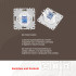 Розетка телефонная RJ11 Arte Milano 206.51-1.white Розетка телефонная RJ11 Arte Milano 206.51-1.white