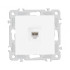 Розетка телефонная RJ11 Arte Milano 206.51-1.white Розетка телефонная RJ11 Arte Milano 206.51-1.white