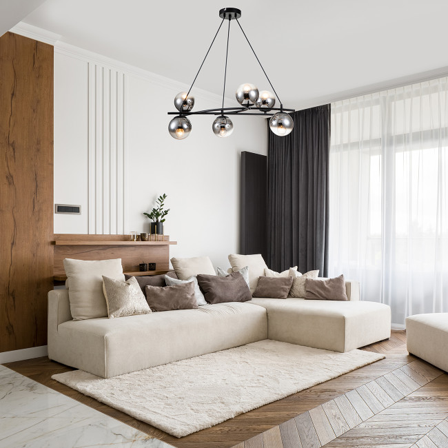 Подвесная люстра Escada Balance 1119/6S Black Подвесная люстра Escada Balance 1119/6S Black