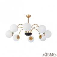 Люстра на штанге Arte Milano Napoli 312066/D940/8 BS/BK Люстра на штанге Arte Milano Napoli 312066/D940/8 BS/BK