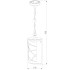 Уличный подвесной cветильник Elektrostandard Premier H GL 1017H 4690389115219 Уличный подвесной cветильник Elektrostandard Premier H GL 1017H 4690389115219