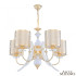 Подвесная люстра Arte Milano Florentia-6067 306067/5 Wh/Gd Подвесная люстра Arte Milano Florentia-6067 306067/5 Wh/Gd