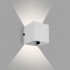 Уличный настенный светильник Arlight LGD-PERAN-WALL-S120x120-6W Warm3000 (WH, 0-80 deg, 230V) (IP65 Бетон) 058169