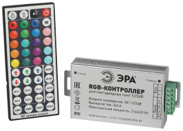 Контроллер с радио пультом Эра RGBController-12/24V-216/432W-IP20-RF Б0061112