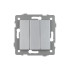 Механизм выключателя трехклавишный непроходной Arlight SWT-MK03-PL-GR-V (250V, 10A) 049898 Механизм выключателя трехклавишный непроходной Arlight SWT-MK03-PL-GR-V (250V, 10A) 049898