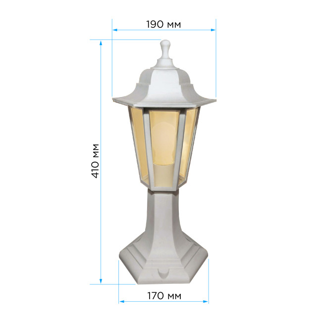 Уличный светильник Apeyron Оскар 11-97БЕЛ Уличный светильник Apeyron Оскар 11-97БЕЛ