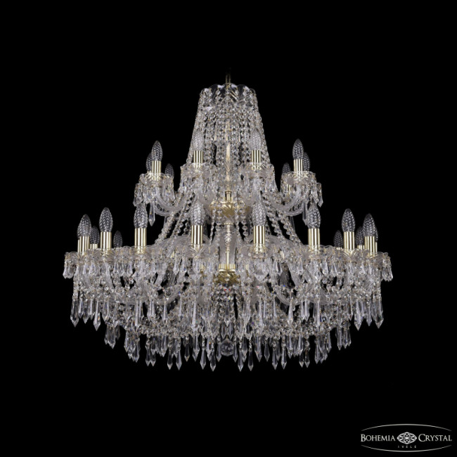 Подвесная люстра Bohemia Ivele Crystal 1403/20+10/360/2d G Подвесная люстра Bohemia Ivele Crystal 1403/20+10/360/2d G