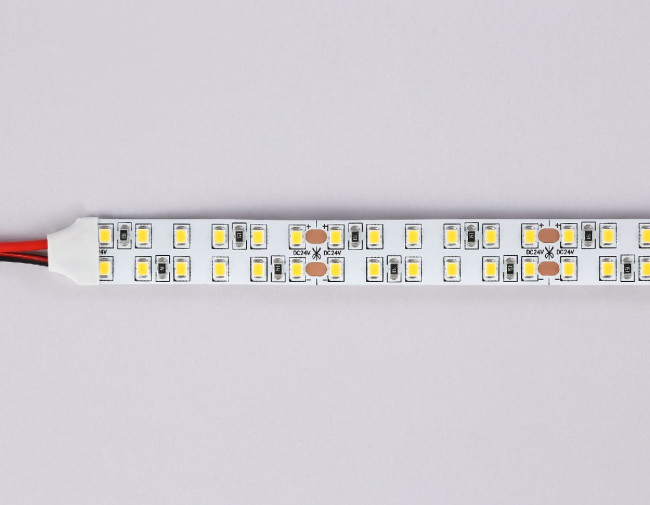 Светодиодная лента двухрядная Ambrella Light LED Strip 24В 2835 24Вт/м 3000K 5м IP20 GS3701