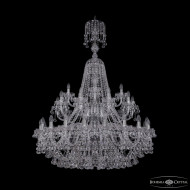 Подвесная люстра Bohemia Ivele Crystal 1409/20+10+5/400/XL-152/2d Ni