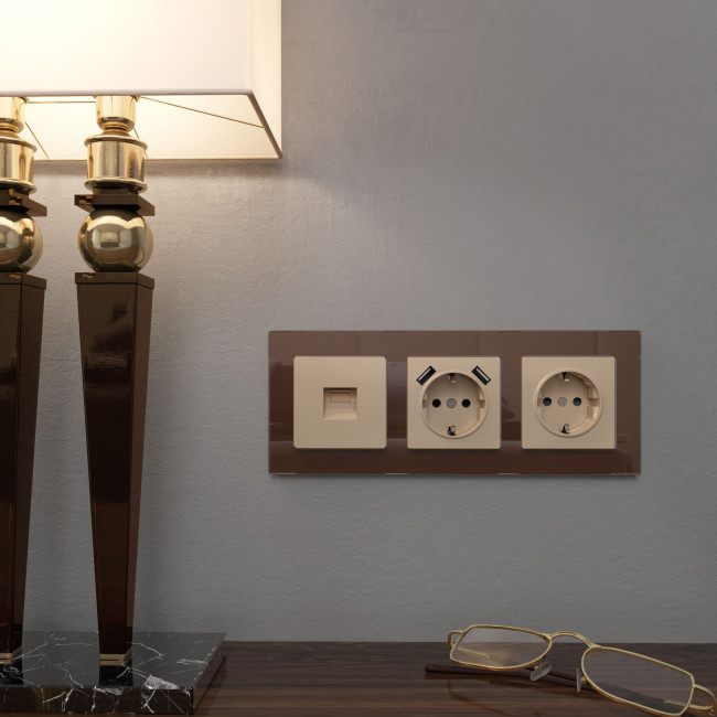 Накладка для телефонной розетки Werkel 4690389163678 W1192011 Накладка для телефонной розетки Werkel 4690389163678 W1192011