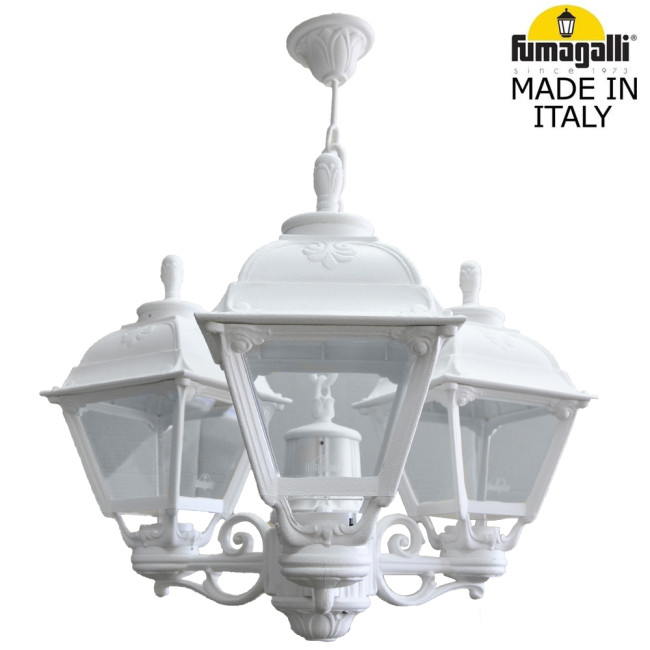 Уличный подвесной светильник Fumagalli SICHEM/CEFA 3L U23.120.S30.WXE27 Уличный подвесной светильник Fumagalli SICHEM/CEFA 3L U23.120.S30.WXE27