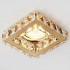 Встраиваемый светильник Ambrella Light Crystal K110 CL/G Встраиваемый светильник Ambrella Light Crystal K110 CL/G