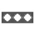 Рамка пластиковая на 3 поста Arlight FRM-TENDO-SFPL-3-GR 054652 Рамка пластиковая на 3 поста Arlight FRM-TENDO-SFPL-3-GR 054652