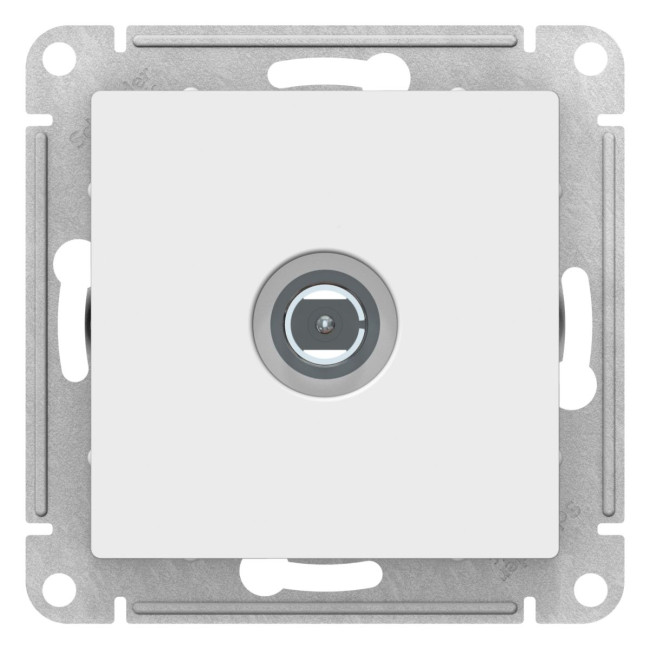 Розетка TV коннектор, механизм Systeme Electric AtlasDesign Лотос ATN001393 Розетка TV коннектор, механизм Systeme Electric AtlasDesign Лотос ATN001393