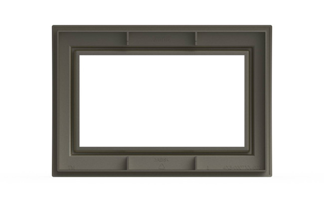 Рамка для двухместной розетки с заземлением ELBI Zena 608-011400-907 Рамка для двухместной розетки с заземлением ELBI Zena 608-011400-907
