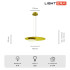 Подвесной светильник Lightera Waddy LE140L-48G Подвесной светильник Lightera Waddy LE140L-48G