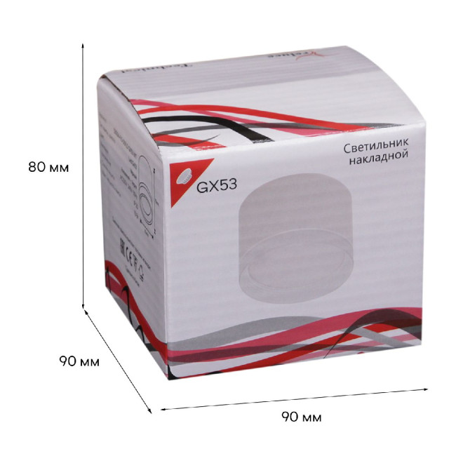 Накладной светильник Reluce 53004-9.5-001LD GX53 WT Накладной светильник Reluce 53004-9.5-001LD GX53 WT