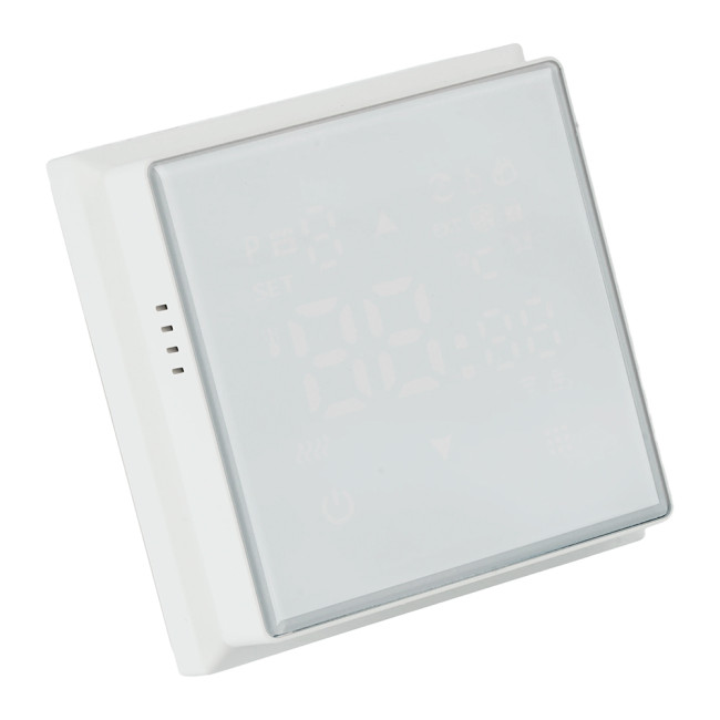 Терморегулятор Wi-Fi (механизм) Stekker Эмили RSW00-5119-01 белый фарфор soft touch 50376 Терморегулятор Wi-Fi (механизм) Stekker Эмили RSW00-5119-01 белый фарфор soft touch 50376