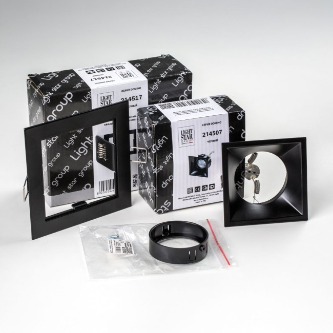 Встраиваемый светильник Lightstar Domino (214517+214507+214007) D51707BMOD Встраиваемый светильник Lightstar Domino (214517+214507+214007) D51707BMOD