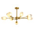 Люстра на штанге Delight Collection KM1245P-9 brass Люстра на штанге Delight Collection KM1245P-9 brass