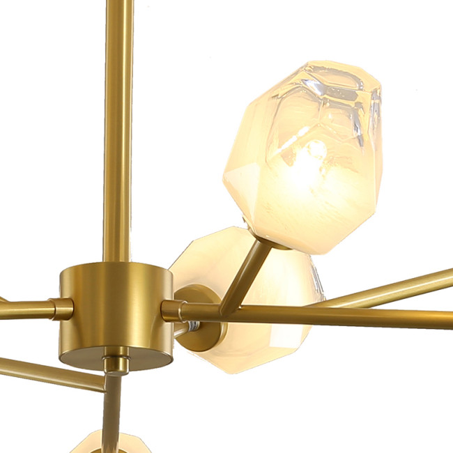 Люстра на штанге Delight Collection KM1245P-9 brass Люстра на штанге Delight Collection KM1245P-9 brass