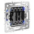 Механизм перекрестного переключателя двухклавишного 10А Voltum S70 VLS0205M Механизм перекрестного переключателя двухклавишного 10А Voltum S70 VLS0205M