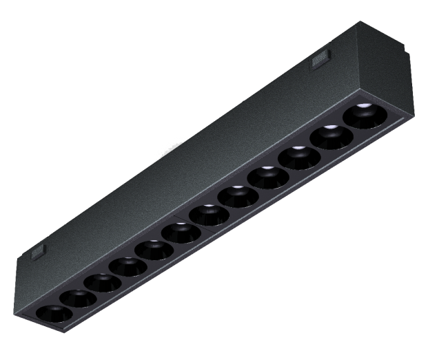 Трековый магнитный светильник iLedex Vision 4825-039-L197-12W-36DG-4000K-BK Трековый магнитный светильник iLedex Vision 4825-039-L197-12W-36DG-4000K-BK