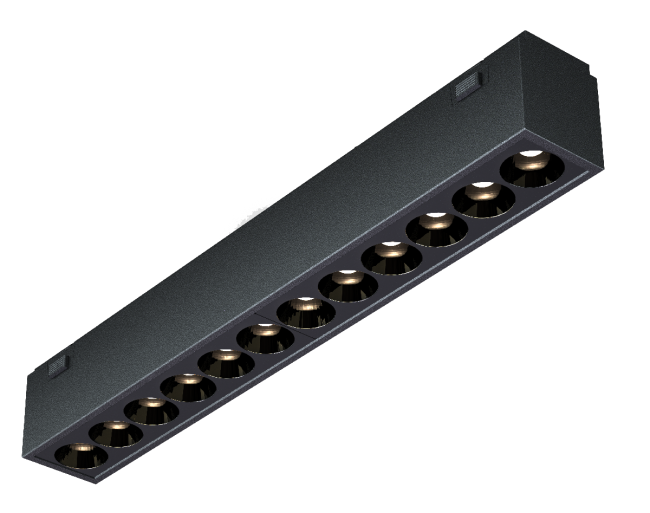 Трековый магнитный светильник iLedex Vision 4825-039-L197-12W-36DG-4000K-BK Трековый магнитный светильник iLedex Vision 4825-039-L197-12W-36DG-4000K-BK