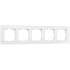 Рамка на 5 постов Werkel Favorit белый матовый W0051105 4690389160103 Рамка на 5 постов Werkel Favorit белый матовый W0051105 4690389160103
