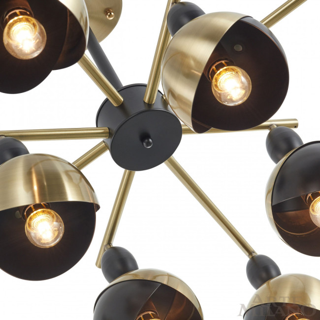 Люстра на штанге Arte Milano 271307/8 BK/GD