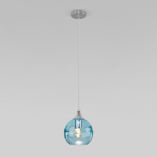 Подвесной светильник Eurosvet Lotus 50221/1 голубой Подвесной светильник Eurosvet Lotus 50221/1 голубой