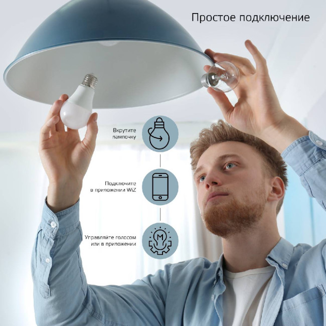 Лампа светодиодная диммируемая Gauss E14 5W 2700-6500K матовая 1110112 Лампа светодиодная диммируемая Gauss E14 5W 2700-6500K матовая 1110112