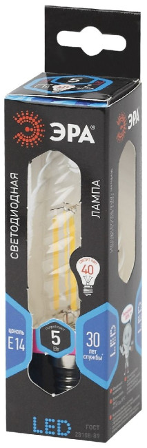 Лампа светодиодная Эра E14 5W 4000K F-LED BTW-5W-840-E14 Б0027936