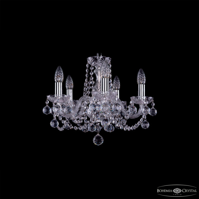 Подвесная люстра Bohemia Ivele Crystal 1402/5/141 Ni Balls