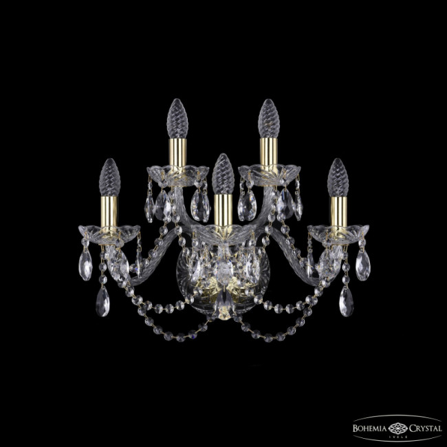 Бра Bohemia Ivele Crystal 1402B/3+2/160 G Бра Bohemia Ivele Crystal 1402B/3+2/160 G